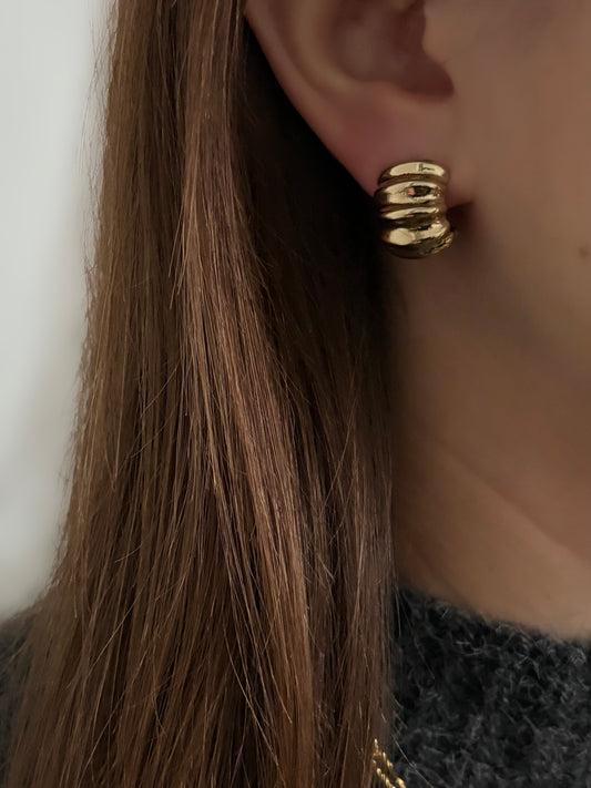 Les Boucles PAULA dorées